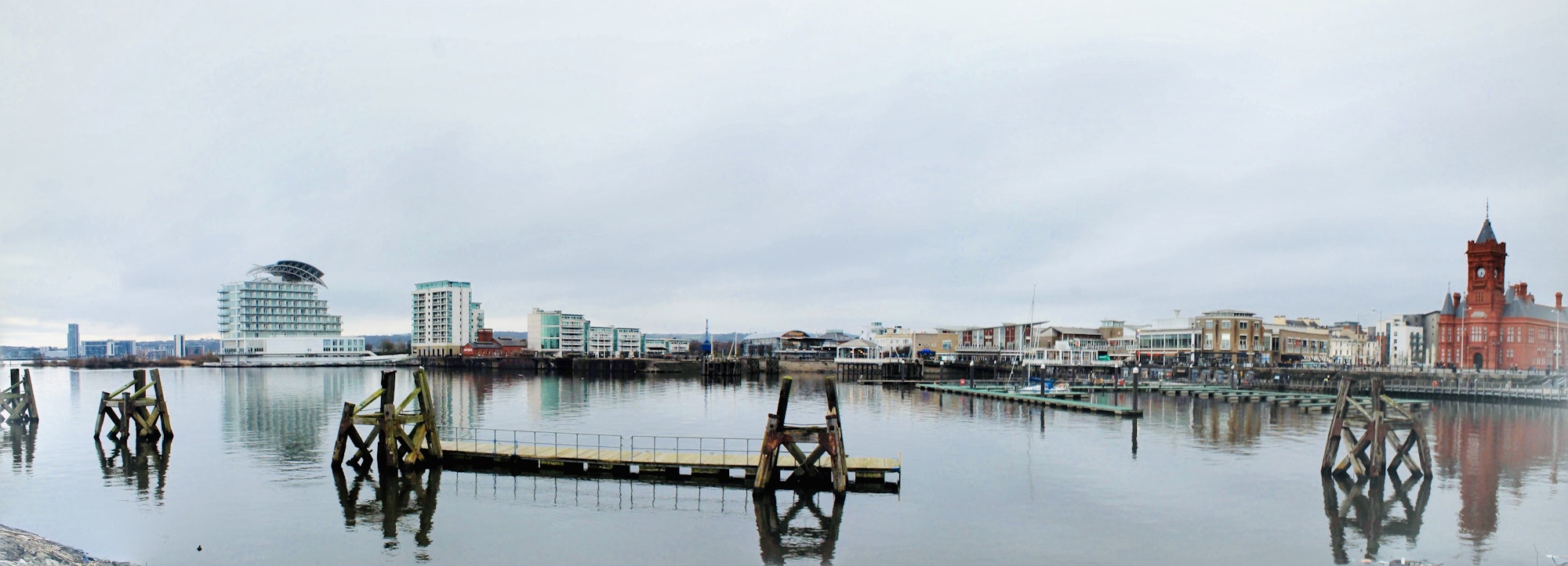 Cityscape of Cardiff, Wales